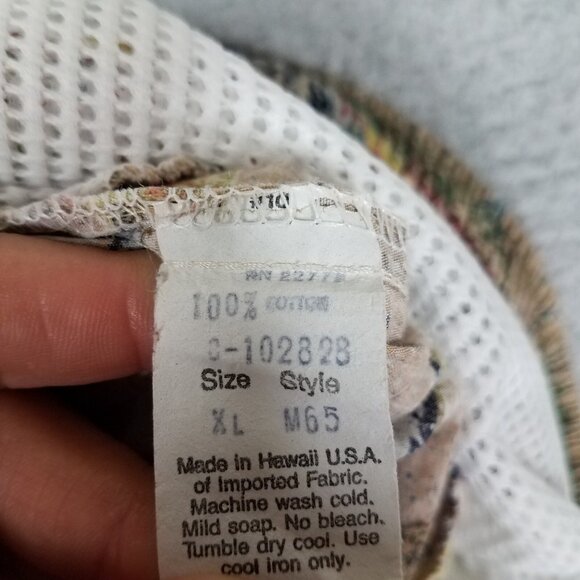 Vintage Kahala Swim Trunks Shorts Adult XL Hawaiian Fish Brief Lined Beach Tan - Picture 14 of 14